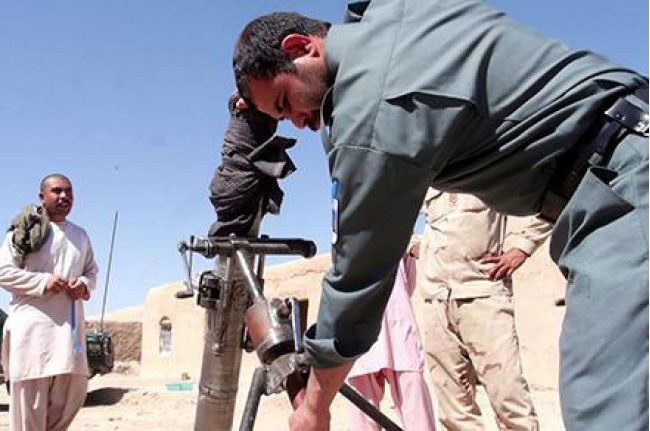 ANP Soldier Builds His Own Missile